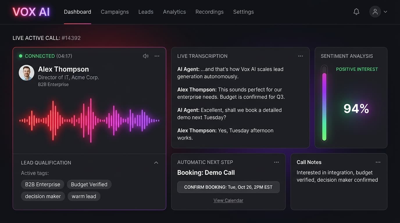 Real-Time Conversational Voice Agent
