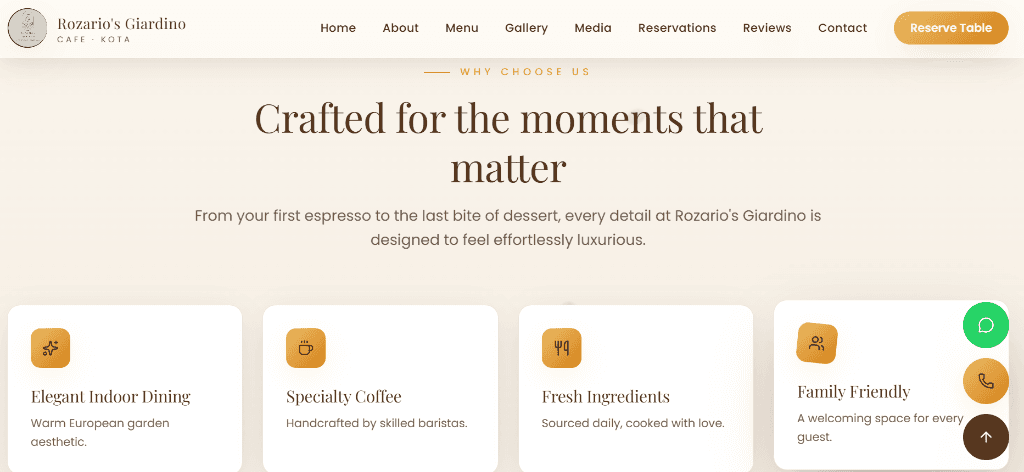 Why Choose Us — Crafted for Moments That Matter